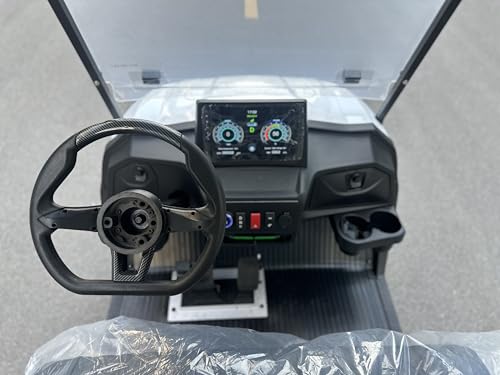 GO UP 6+2seats Golf Cart Recreational Vehicles Tour Buses White | Easy to drive, equipped with a powerful lithium-ion battery - Image 3