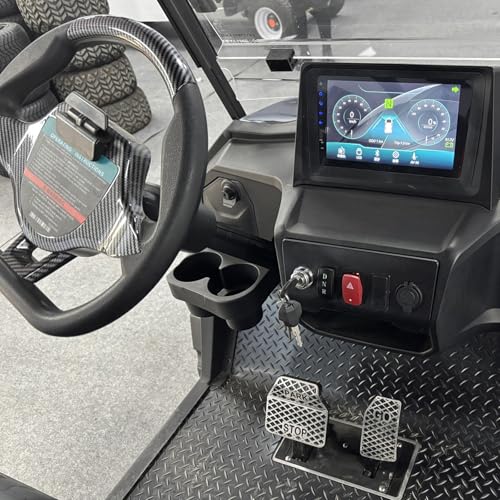 GO UP Electric Golf Cart (4-Seater) 14-inch Off-Road Tires Large Capacity Storage Compartment - Image 5