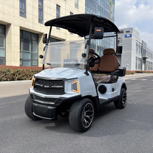 GO UP new 2-Seater Electric Golf cart, Equipped with 48V Lithium Battery, Suitable for Transporting Golf Bags on the Course. - Image 5