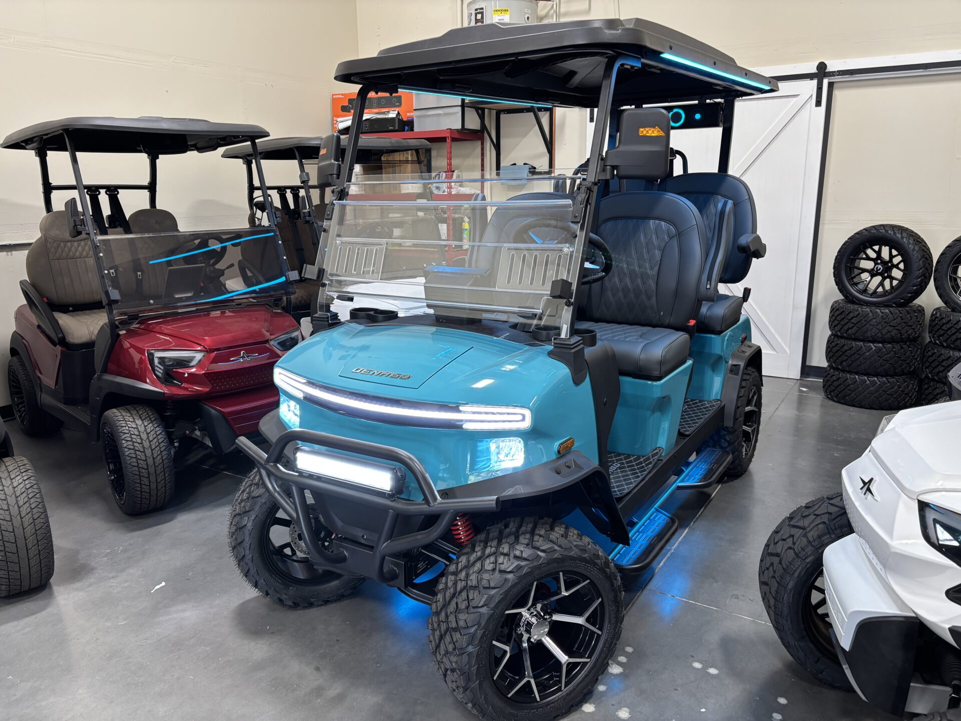 2026 Denago Rover XL Street Legal LSV Lithium Golf Cart (Lifted)